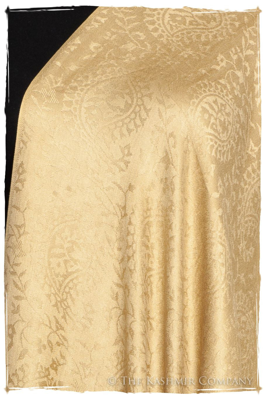 Aztec Gold Royale Paisley Silk Scarf / Shawl