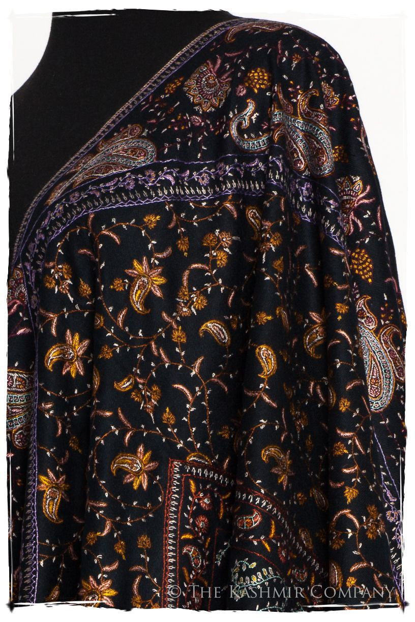 The Young Swan Paisley Pashmina Shawl