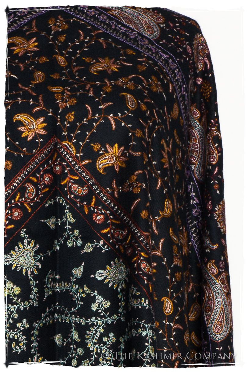 The Young Swan Paisley Pashmina Shawl