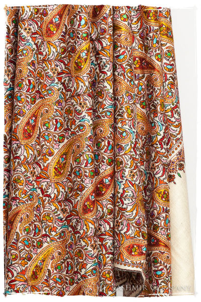 The Spice Market Shawl - Grand Jamawar Pashmina Shawl