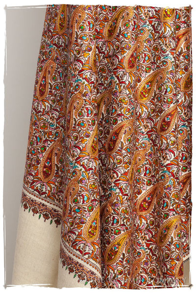 The Spice Market Shawl - Grand Jamawar Pashmina Shawl