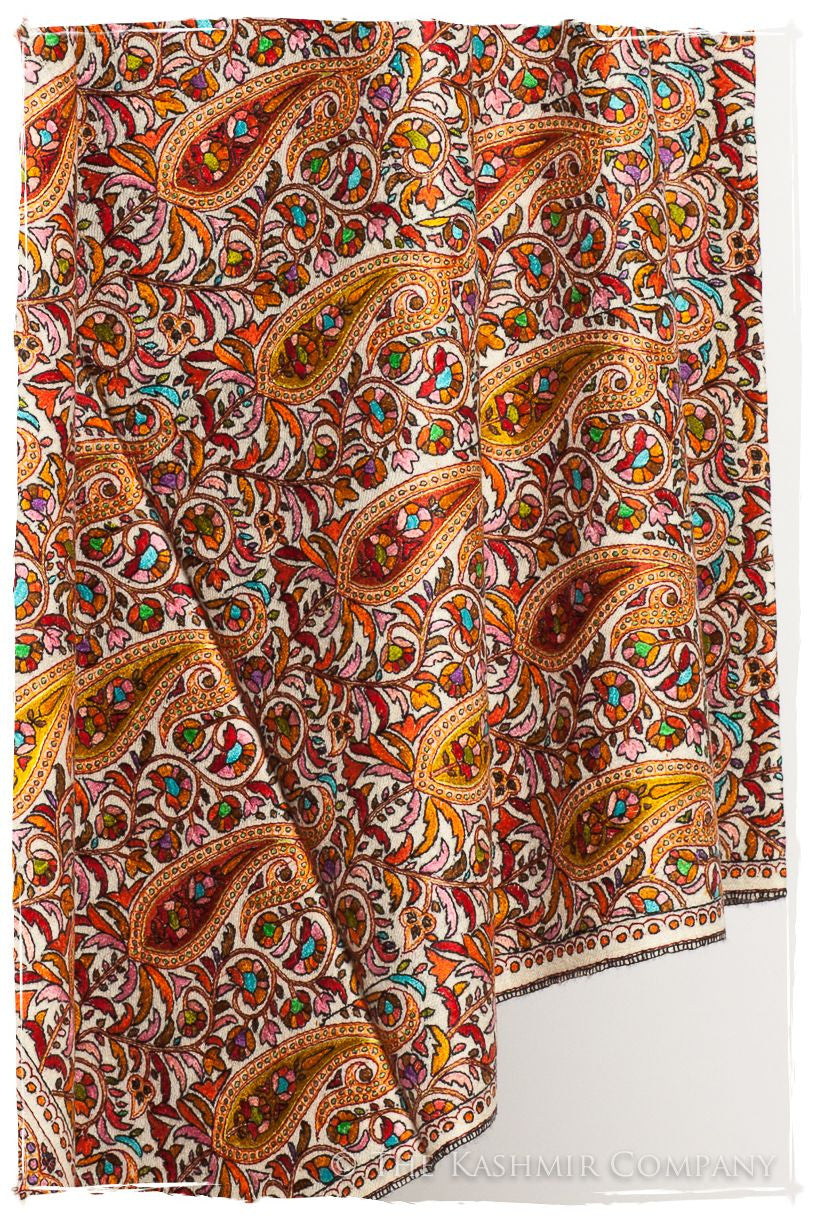 The Spice Market Shawl - Grand Jamawar Pashmina Shawl