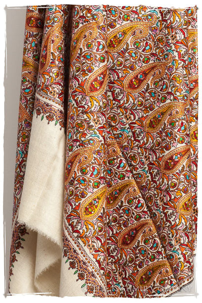 The Spice Market Shawl - Grand Jamawar Pashmina Shawl