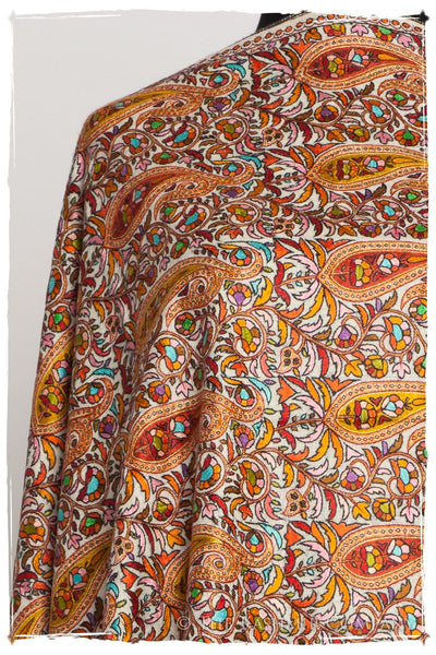 The Spice Market Shawl - Grand Jamawar Pashmina Shawl