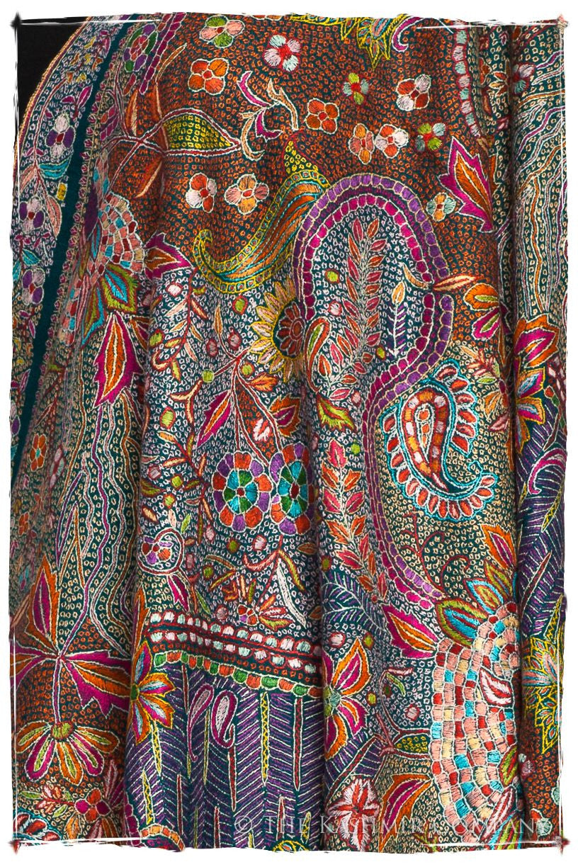 Fleur Tropicale - Grand Pashmina Shawl