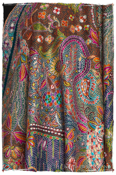 Fleur Tropicale - Grand Pashmina Shawl