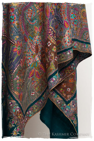 Fleur Tropicale - Grand Pashmina Shawl