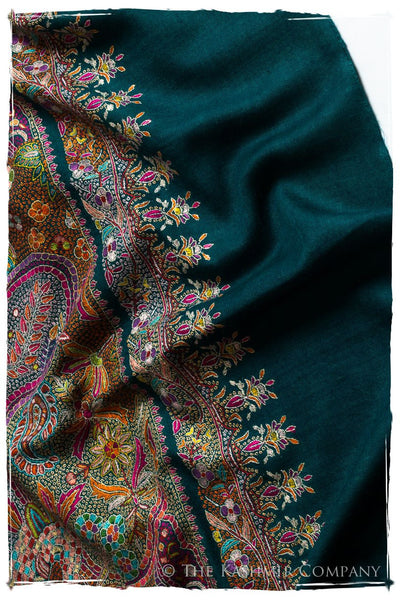 Fleur Tropicale - Grand Pashmina Shawl