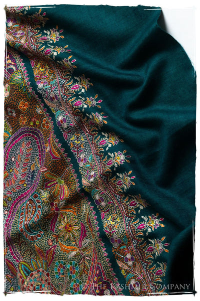 Fleur Tropicale - Grand Pashmina Shawl