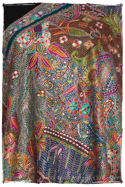 Fleur Tropicale - Grand Pashmina Shawl