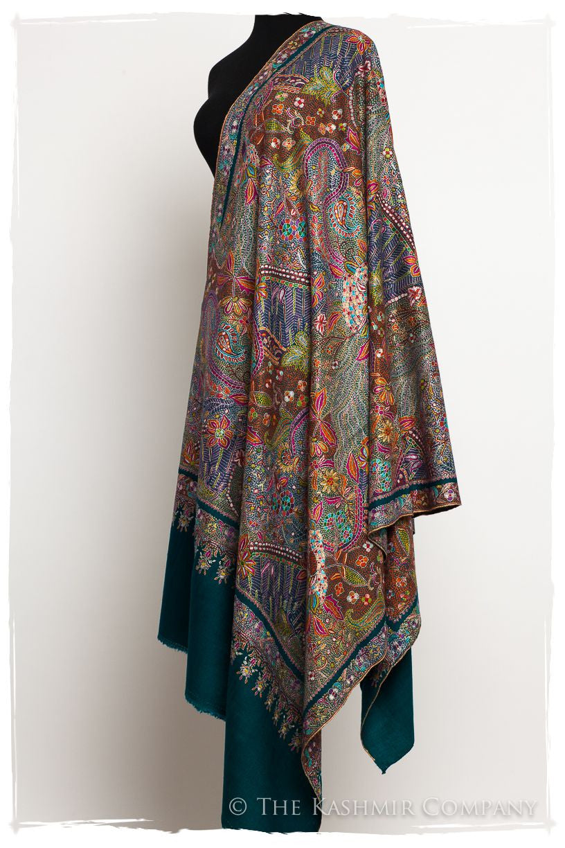 Fleur Tropicale - Grand Pashmina Shawl