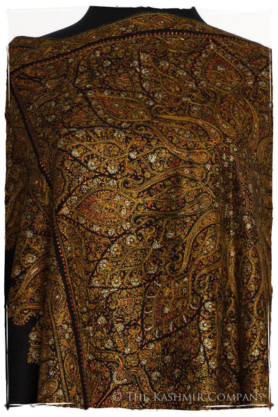 The Golden Tapestry - Grand Pashmina Shawl