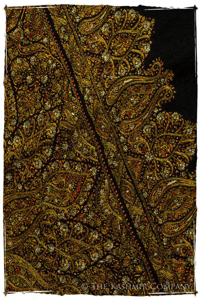 The Golden Tapestry - Grand Pashmina Shawl