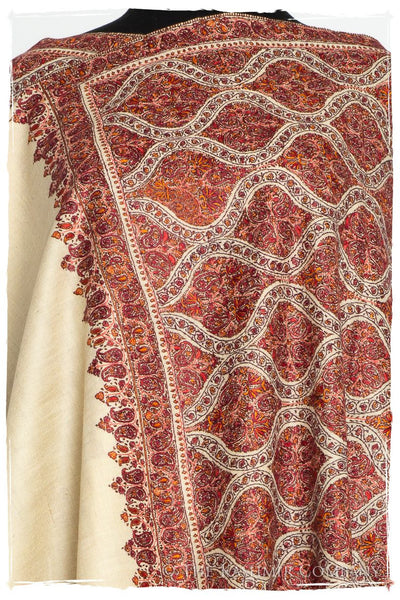 The Mogul Majesty - Grand Pashmina Shawl