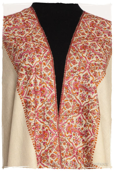 La Orange et Rose - Grand Pashmina Shawl