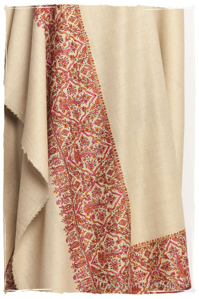 La Orange et Rose - Grand Pashmina Shawl