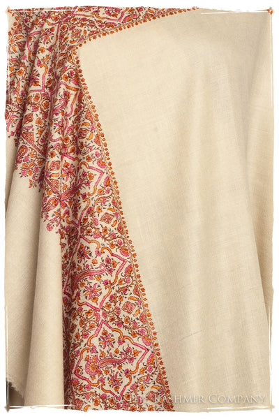 La Orange et Rose - Grand Pashmina Shawl