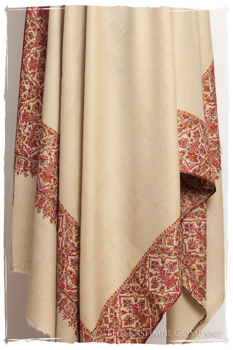 La Orange et Rose - Grand Pashmina Shawl
