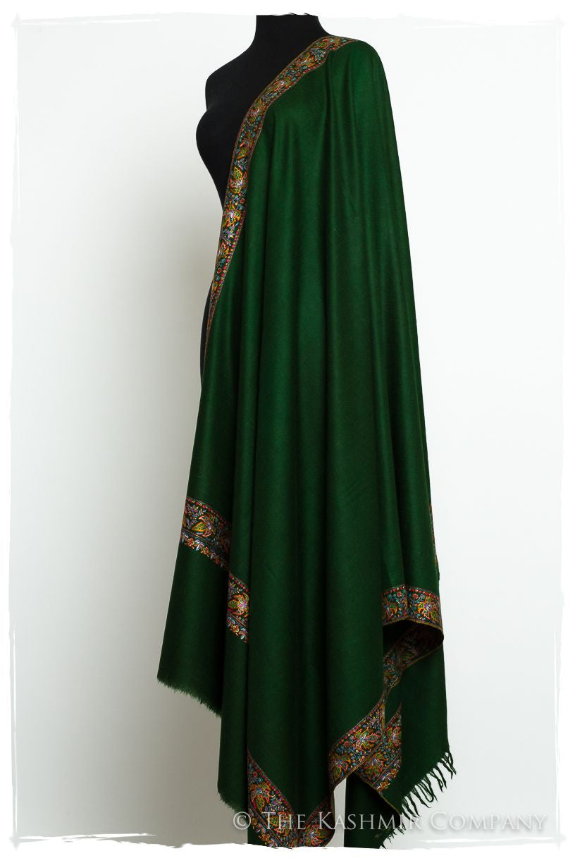 Vert Émeraude - Grand Pashmina Shawl