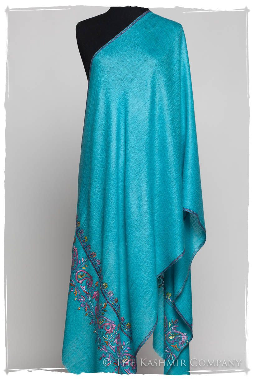 Orient Aqua Frontière L'amour Soft Cashmere Scarf/Shawl