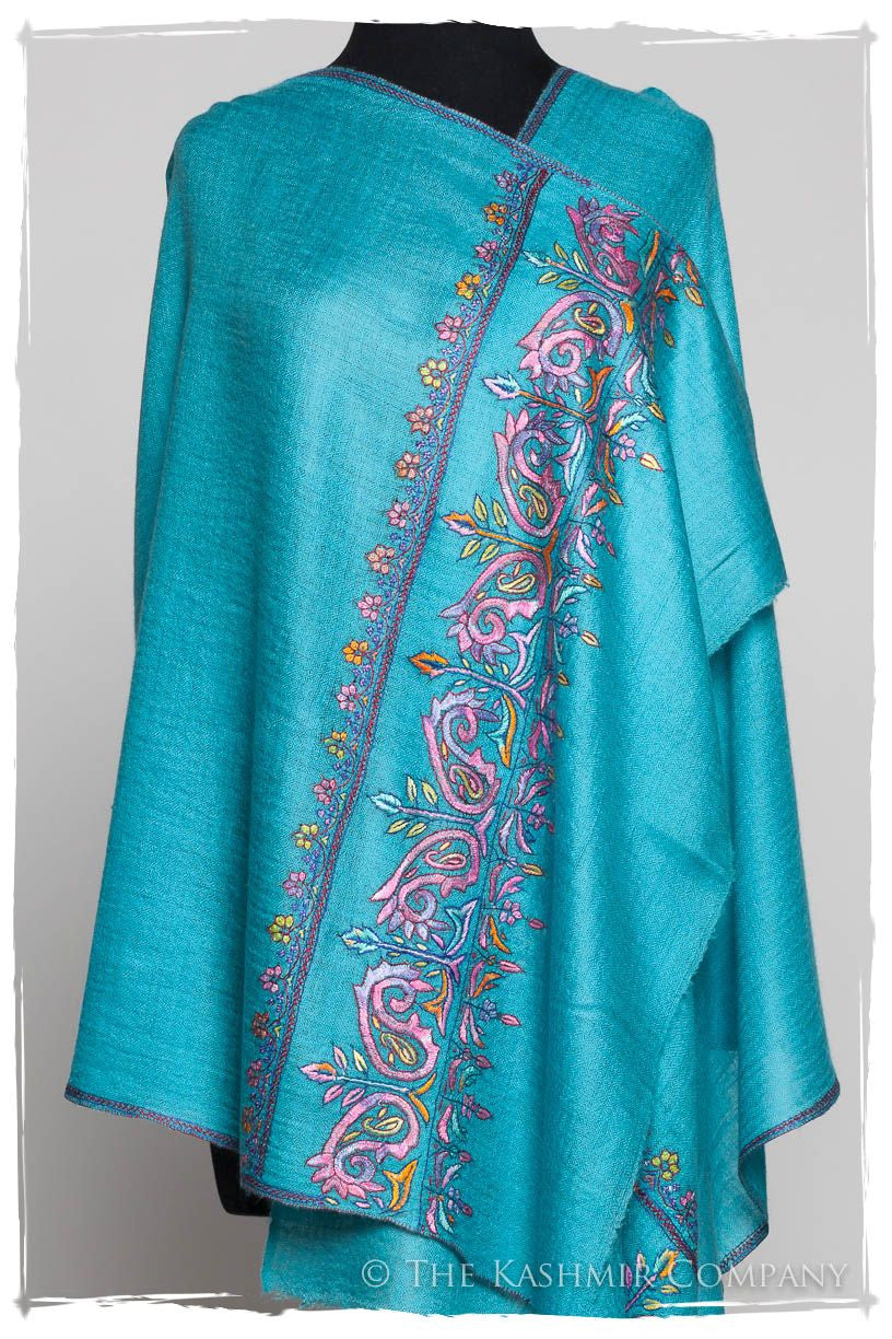 Orient Aqua Frontière L'amour Soft Cashmere Scarf/Shawl