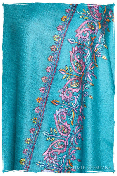 Orient Aqua Frontière L'amour Soft Cashmere Scarf/Shawl