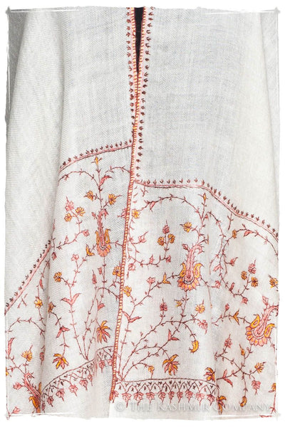 Ivoire de Jardin Frontière L'amour Soft Cashmere Scarf/Shawl