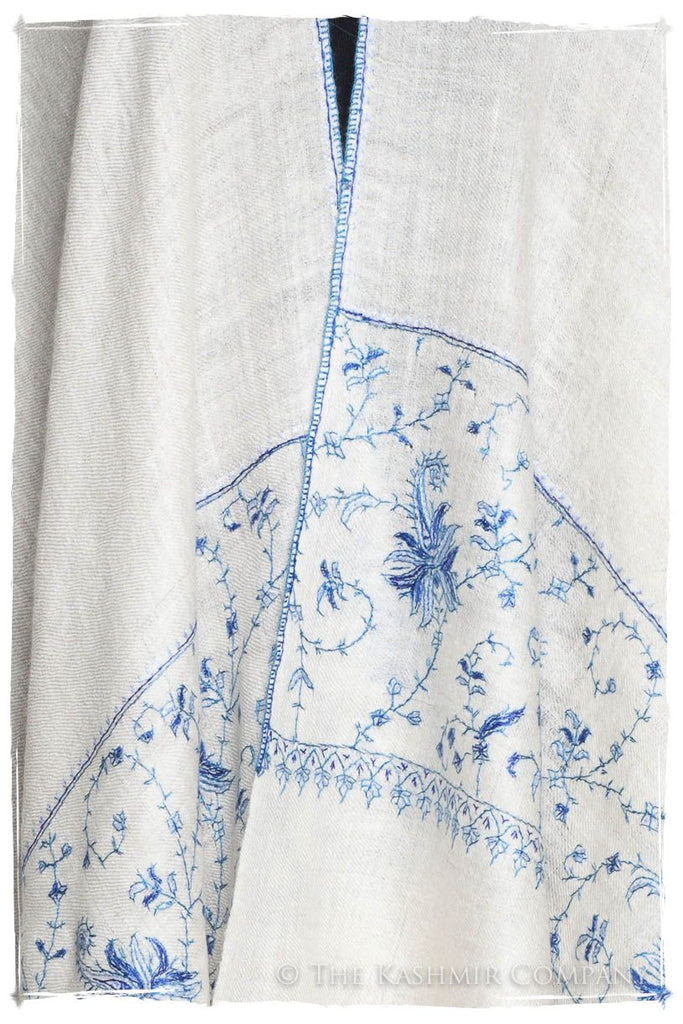 Jardin Bleu Frontière Ivoire L'amour Soft Cashmere Scarf/Shawl ...