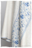 Jardin Bleu Frontière Ivoire L'amour Soft Cashmere Scarf/Shawl