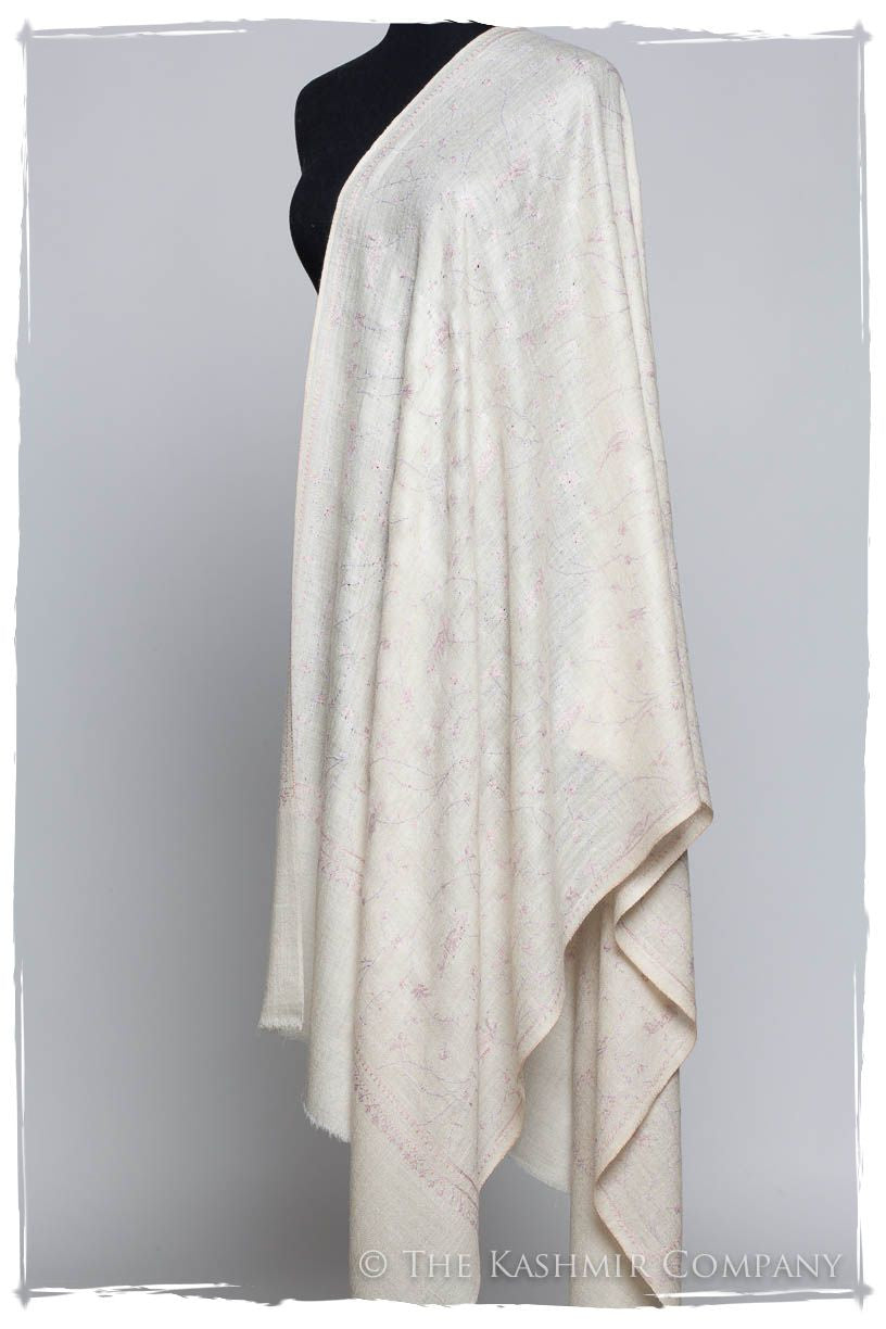Joyaux de Lilac Paisley L'amour Soft Cashmere Scarf/Shawl
