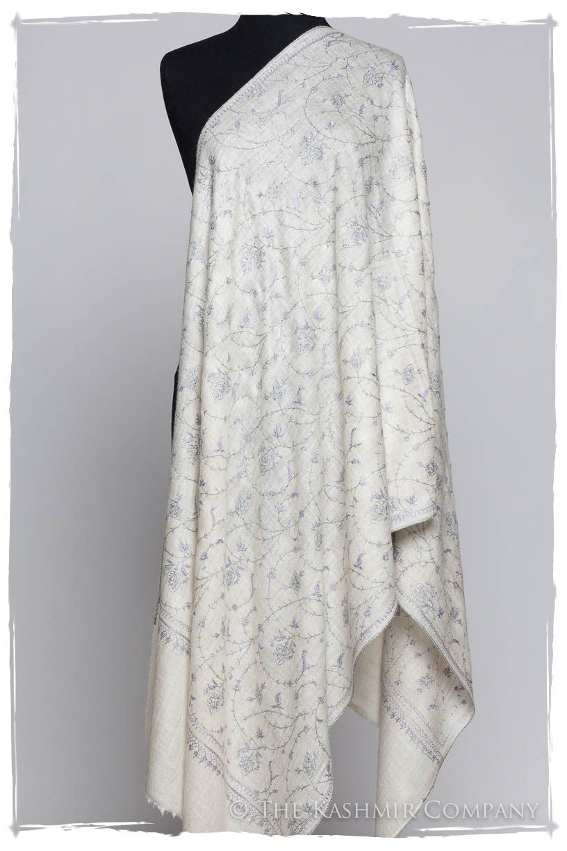 Joyau Lilac Glacée Jardin L'amour Soft Cashmere Scarf/Shawl