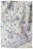 Joyau Lilac Glacée Jardin L'amour Soft Cashmere Scarf/Shawl