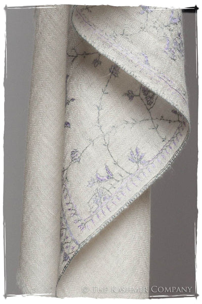 Joyau Lilac Glacée Jardin L'amour Soft Cashmere Scarf/Shawl