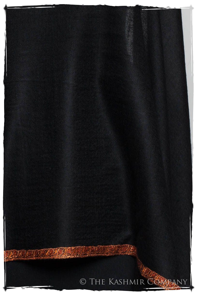 Frontière de Cuivre Noir L'amour Soft Cashmere Scarf/Shawl