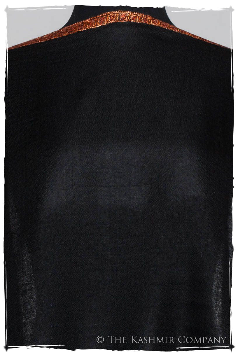 Frontière de Cuivre Noir L'amour Soft Cashmere Scarf/Shawl
