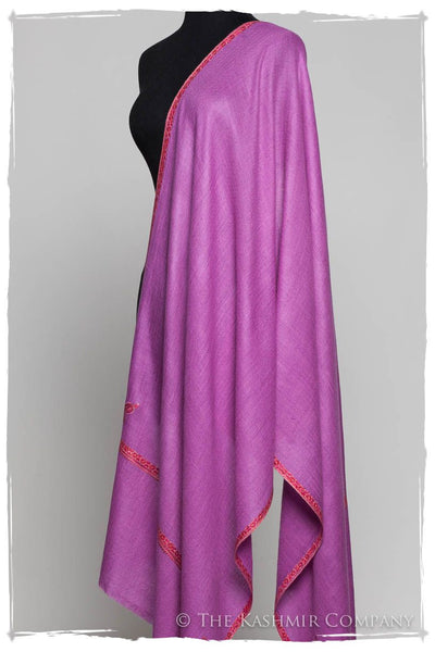 Frontière d'Iris Orchid L'amour Soft Cashmere Scarf/Shawl