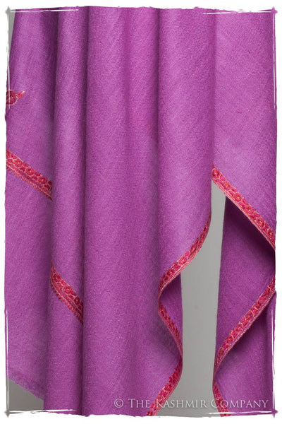 Frontière d'Iris Orchid L'amour Soft Cashmere Scarf/Shawl