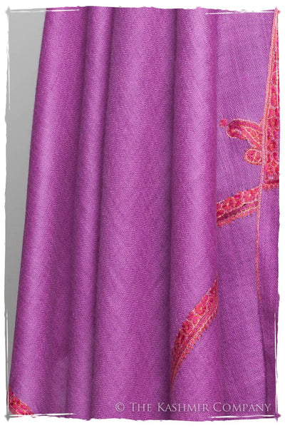 Frontière d'Iris Orchid L'amour Soft Cashmere Scarf/Shawl