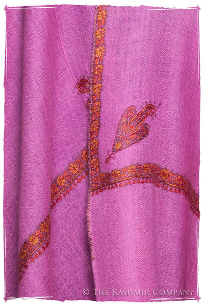 Frontière Rose de Fuschia L'amour Soft Cashmere Scarf/Shawl