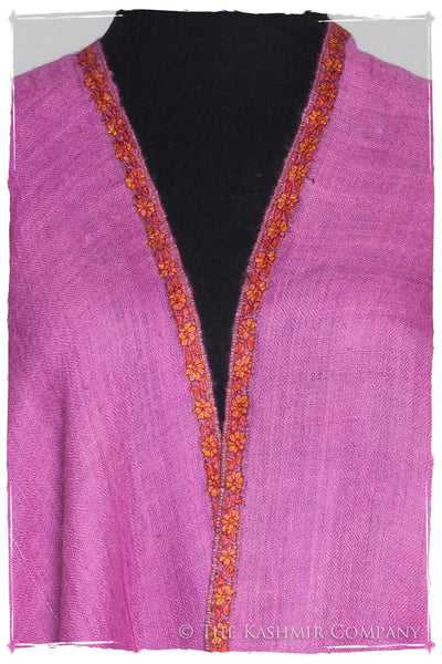 Frontière Rose de Fuschia L'amour Soft Cashmere Scarf/Shawl