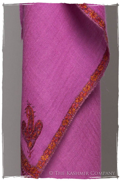 Frontière Rose de Fuschia L'amour Soft Cashmere Scarf/Shawl