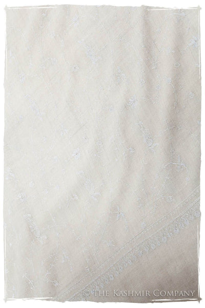 Pearl de Blanc Paisley L'amour Soft Cashmere Scarf/Shawl