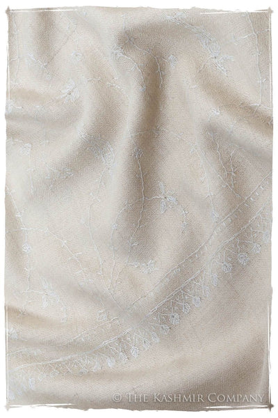 Pearl de Blanc Paisley L'amour Soft Cashmere Scarf/Shawl