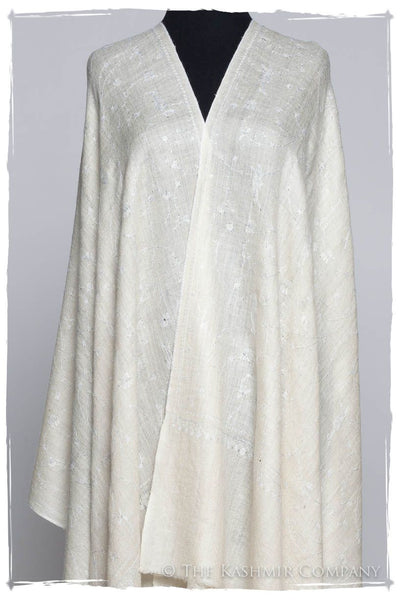 Pearl de Blanc Paisley L'amour Soft Cashmere Scarf/Shawl