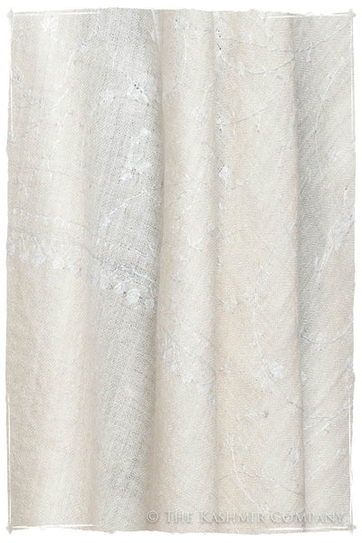 Pearl de Blanc Paisley L'amour Soft Cashmere Scarf/Shawl