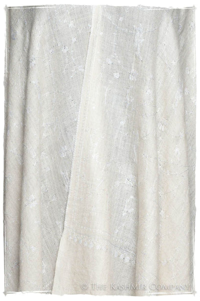 Pearl de Blanc Paisley L'amour Soft Cashmere Scarf/Shawl