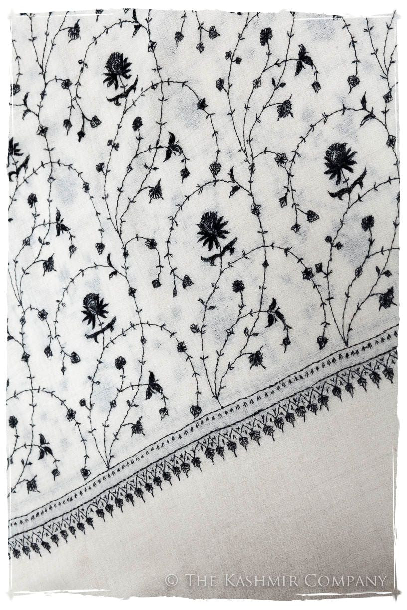 Clair de Lune Jardin L'amour Soft Cashmere Scarf/Shawl