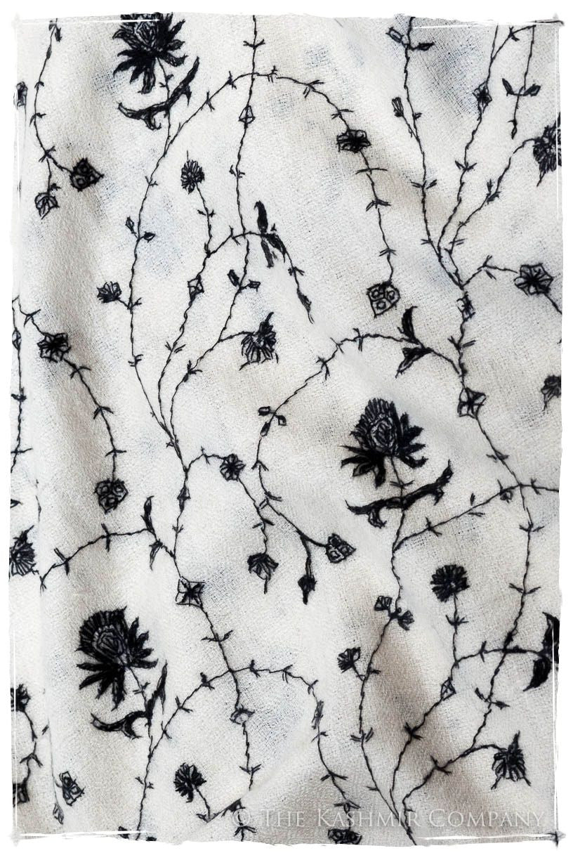 Clair de Lune Jardin L'amour Soft Cashmere Scarf/Shawl