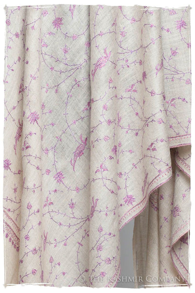 Lilac de Byzance Paisley L'amour Soft Cashmere Scarf/Shawl