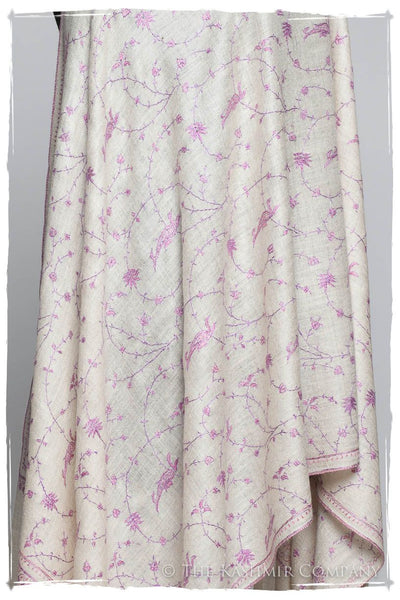 Lilac de Byzance Paisley L'amour Soft Cashmere Scarf/Shawl